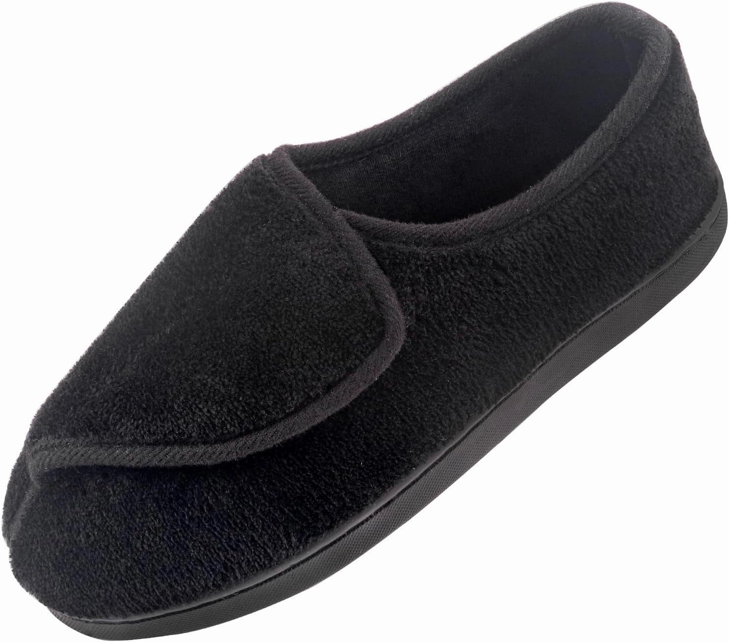 Git-up Women Soft wide Slippers Memory Foam Closed Toed Diabetic Arthritis Edema House Slippers