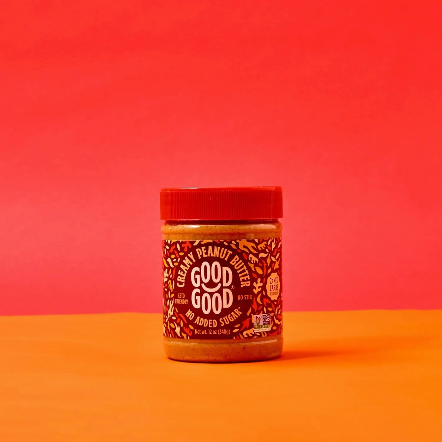 GOOD GOOD Sweet Strawberry Jam & Creamy Peanut Butter - Keto Friendly - Low Carb & No Added Sugars - Vegan - Gluten Free - Preserves