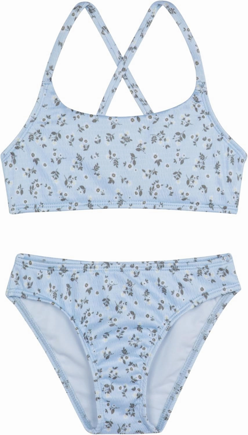 Gottex Kids Ditsy Dream Textured Criss Cross Strap Swim SetChlorine Fade Resistant and Built-in UPF UV 50  Protection