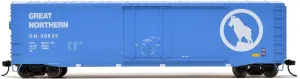 Great Northern Railroad Box Car with Plug Door Running Number #36829 HO Scale Train Rolling Stock HR6634B