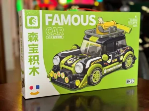 Green Travel Building Blocks Car