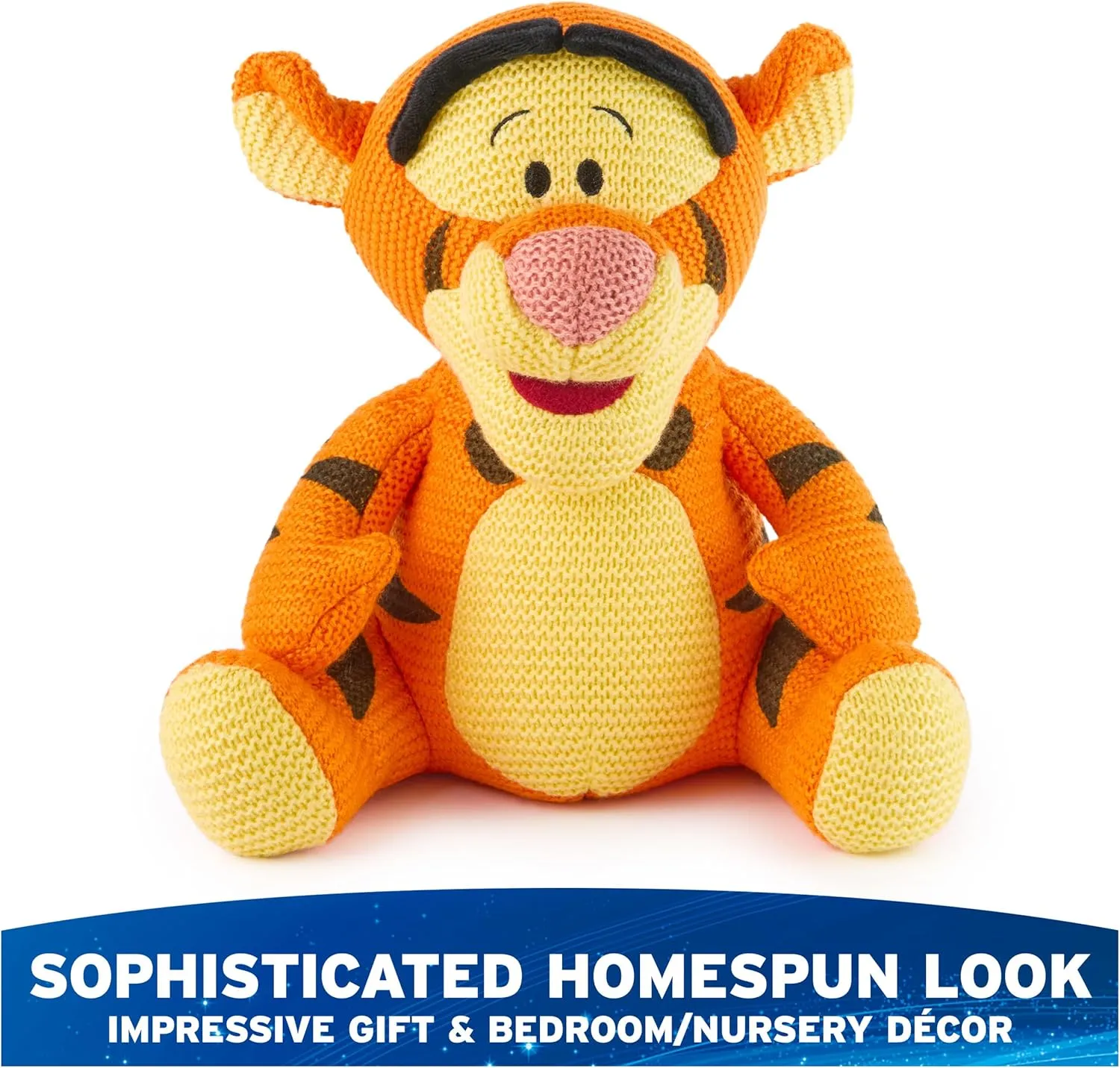 GUND Disney Official Tigger Knit Plush, Winnie The Pooh, Stuffed Animal for Ages 1 and Up, Orange, 10”