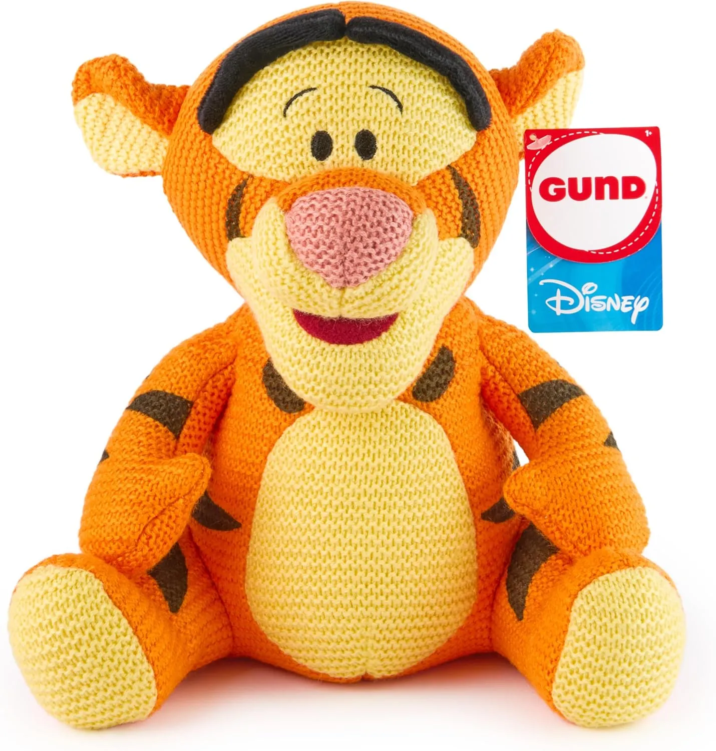 GUND Disney Official Tigger Knit Plush, Winnie The Pooh, Stuffed Animal for Ages 1 and Up, Orange, 10”