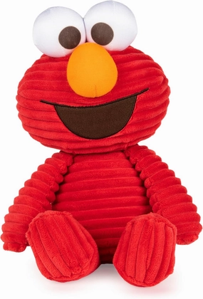 GUND Sesame Street Official Cuddly Corduroy Elmo Muppet Plush, Premium Plush Toy for Ages 1 & Up, Red, 10.5”
