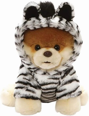 GUND World’s Cutest Dog Boo Zebra Outfit Plush Stuffed Animal 9”, Multicolor (4061293)