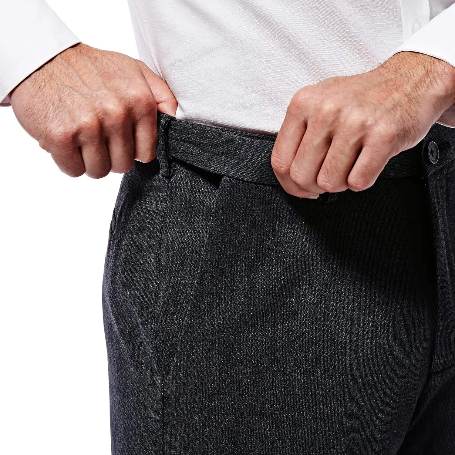 Haggar Men's Casual Classic Fit Denim Trouser Pant-Regular and Big & Tall Sizes