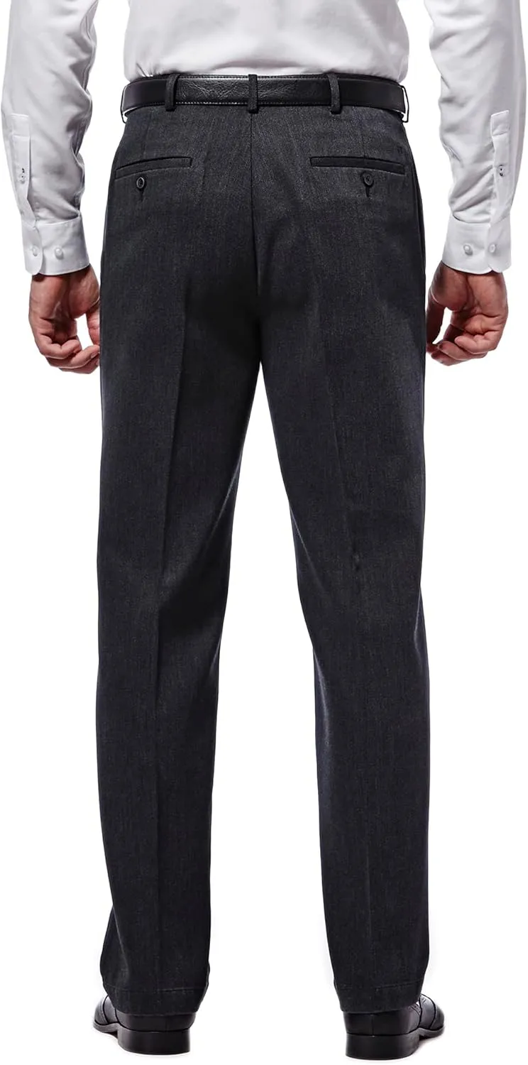 Haggar Men's Casual Classic Fit Denim Trouser Pant-Regular and Big & Tall Sizes