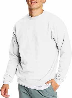 Hanes Men's EcoSmart Fleece, Pullover Crewneck Sweatshirt, 1 or 2 Pack