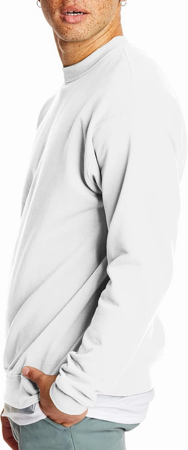 Hanes Men's EcoSmart Fleece, Pullover Crewneck Sweatshirt, 1 or 2 Pack