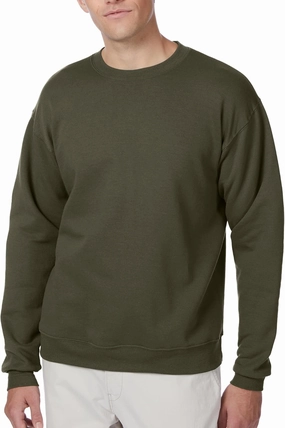 Hanes Men's EcoSmart Fleece, Pullover Crewneck Sweatshirt, 1 or 2 Pack