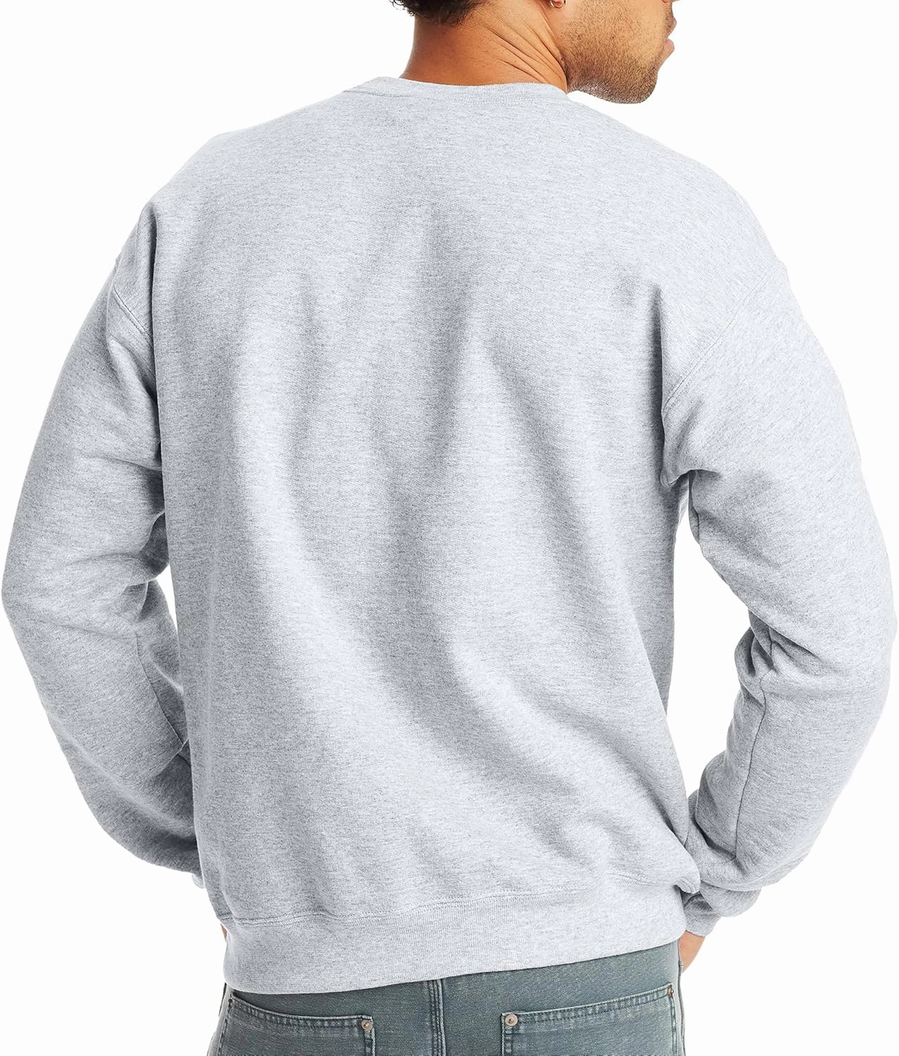 Hanes Men's EcoSmart Fleece, Pullover Crewneck Sweatshirt, 1 or 2 Pack