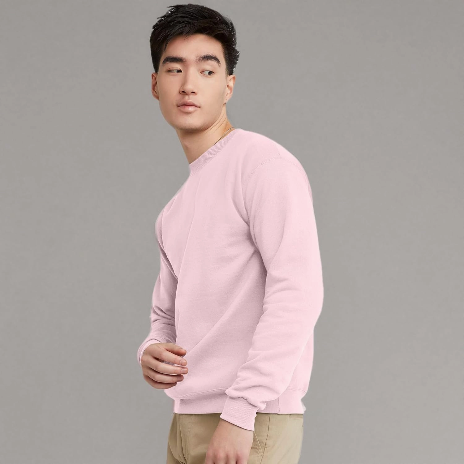 Hanes Men's EcoSmart Fleece, Pullover Crewneck Sweatshirt, 1 or 2 Pack