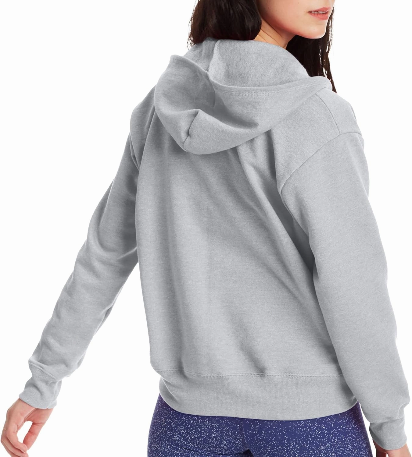 Hanes Women's Hoodie, Ecosmart Fleece Full-zip Hoodie, Zip-up Hooded Sweatshirt
