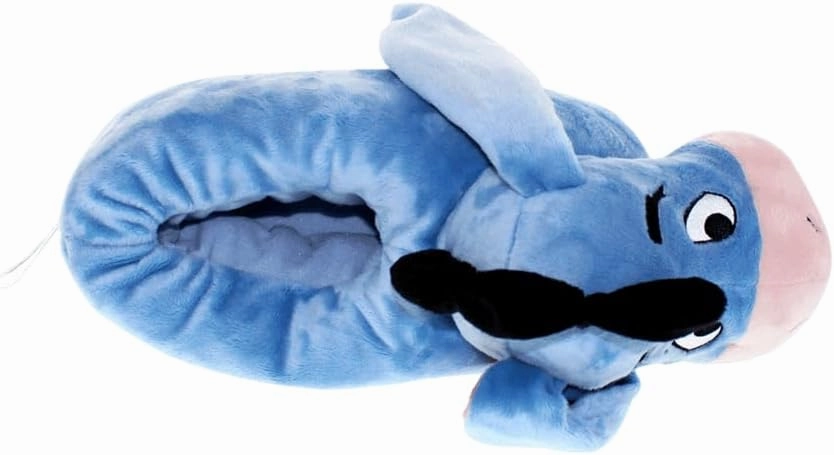 Happy Feet Animal Slippers for Adults and Kids, Cozy and Comfortable, Sturdy Rubber Soles, Thick 1-Inch Memory Foam Footbed, Non-Skid Bottoms, Plush Velvety Material Slippers, As Seen on Shark Tank