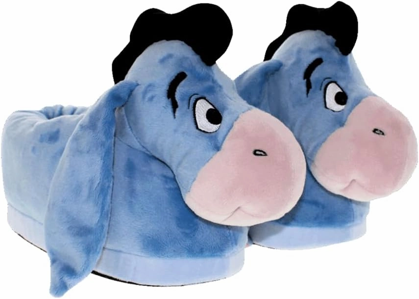Happy Feet Animal Slippers for Adults and Kids, Cozy and Comfortable, Sturdy Rubber Soles, Thick 1-Inch Memory Foam Footbed, Non-Skid Bottoms, Plush Velvety Material Slippers, As Seen on Shark Tank