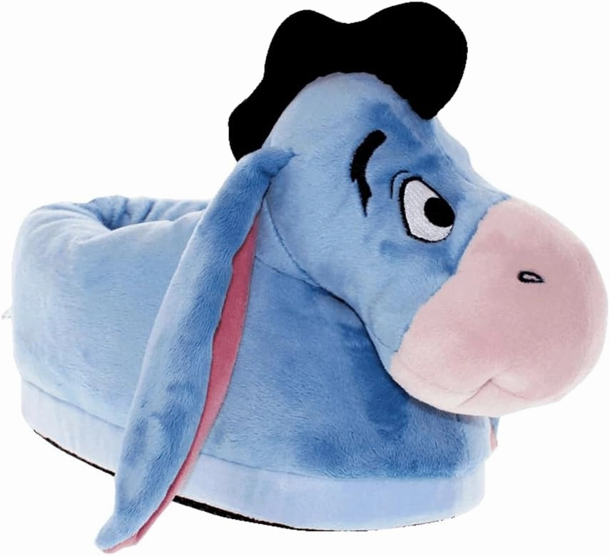 Happy Feet Animal Slippers for Adults and Kids, Cozy and Comfortable, Sturdy Rubber Soles, Thick 1-Inch Memory Foam Footbed, Non-Skid Bottoms, Plush Velvety Material Slippers, As Seen on Shark Tank