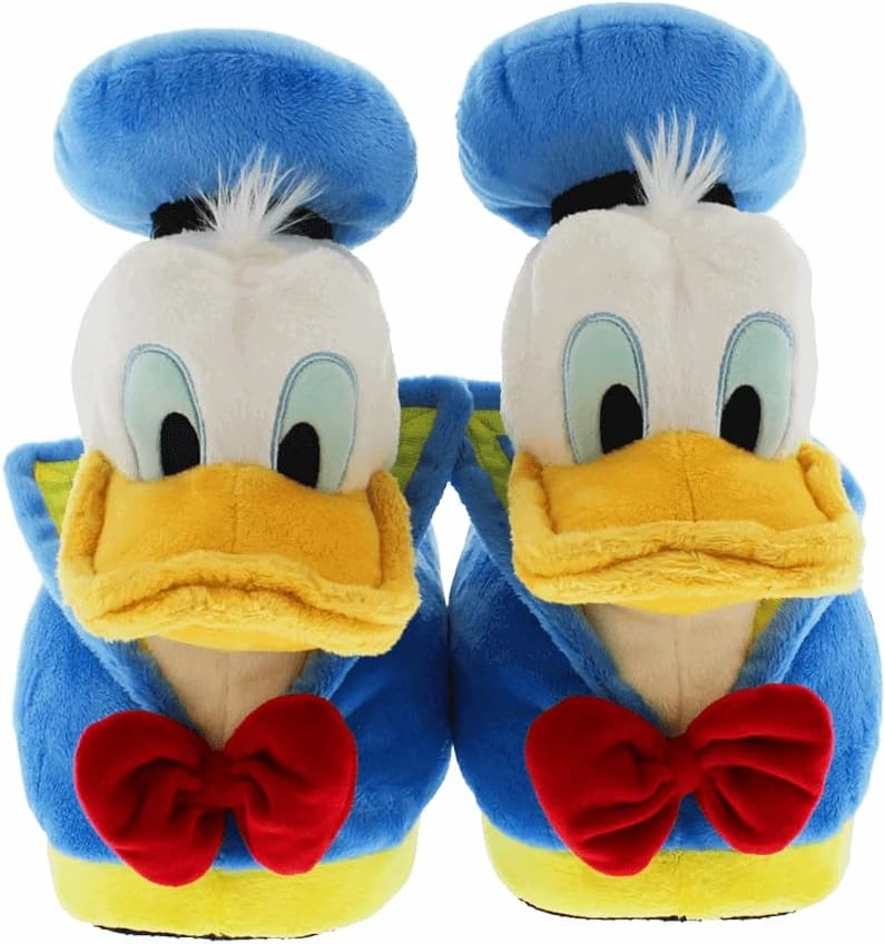 Happy Feet Slippers Officially Licensed Disney and Pixar Character, Figural Slippers for Men, Women, Kids, As Seen on Shark Tank