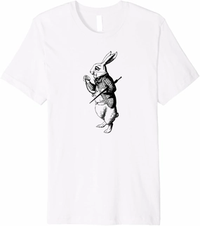 Hare Time Pocket Watch Rabbit Premium T-Shirt