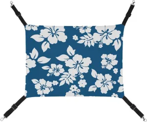 Hawaii Flower Hanging Cat Bed Soft Breathable Pet Hammock for Cage Pet Sleeper for Kitten Ferret Puppy Rabbit