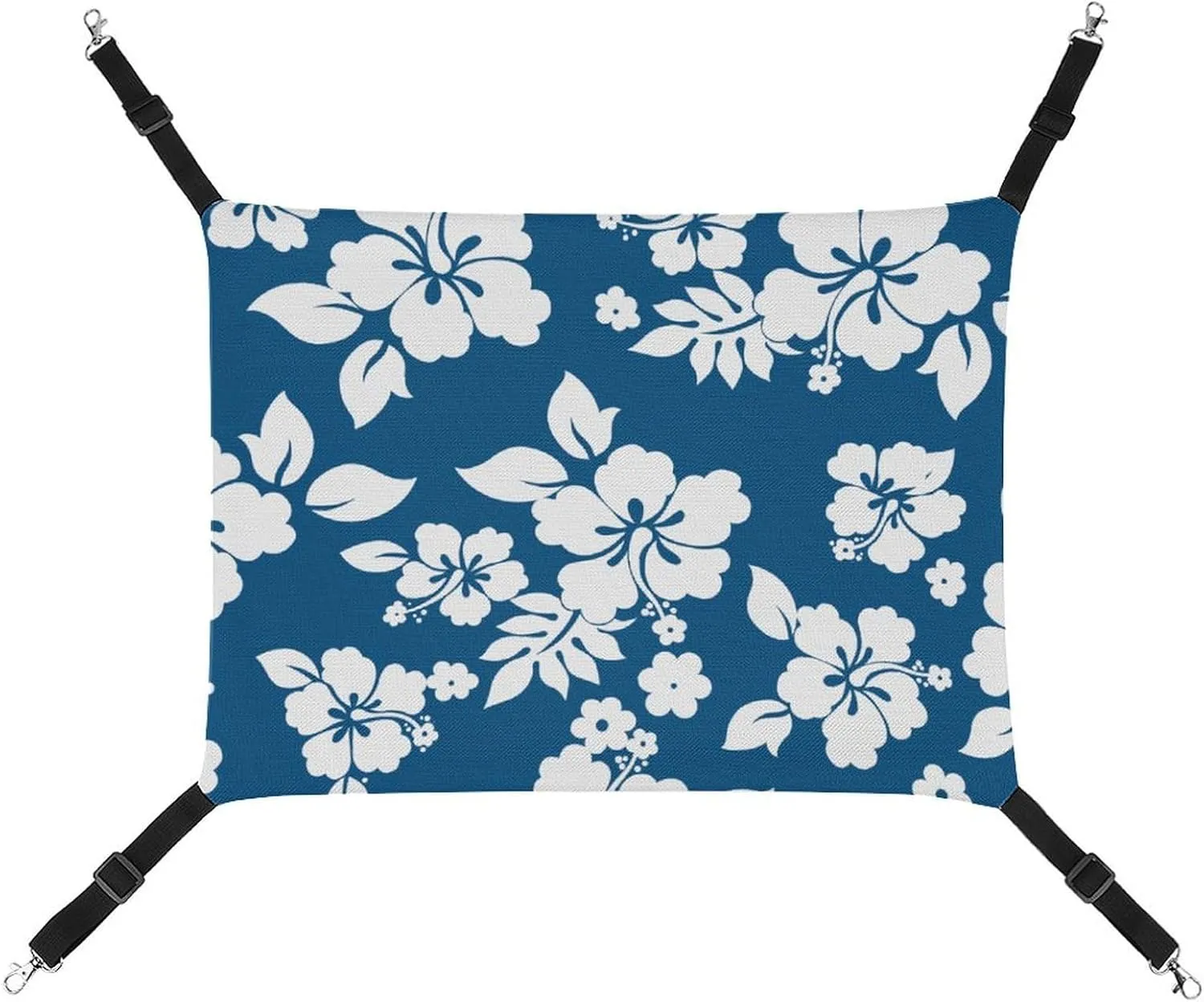 Hawaii Flower Hanging Cat Bed Soft Breathable Pet Hammock for Cage Pet Sleeper for Kitten Ferret Puppy Rabbit