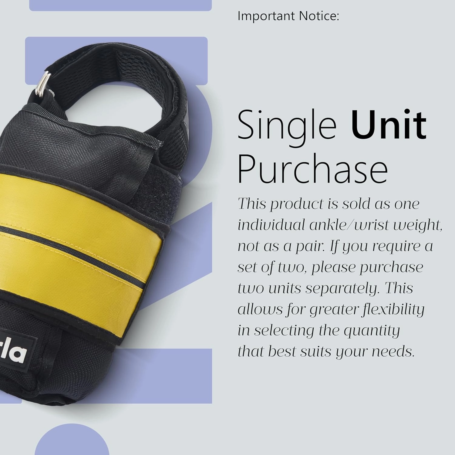 Heavy Ankle & Wrist Weight – From 4 to 40 lbs – Unique Patented Design, Adjustable Strap, Breathable Fabric – Ideal for Pilates, Strength Training, Walking, Yoga, Rehab, & Home Fitness – Single Unit