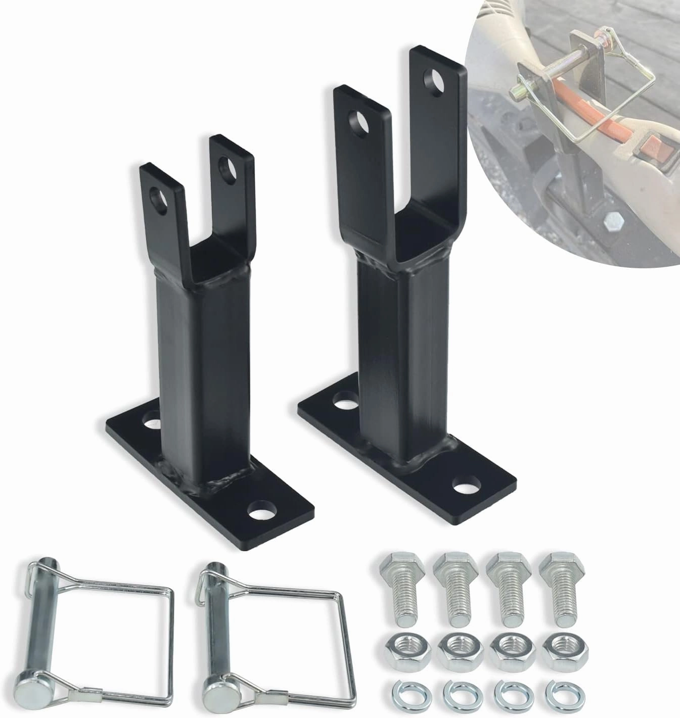 Heavy Duty Weed-Eater Rack Holder Carrier with Lockable Racks for Straight Shaft Weeder or Extended Trimmer