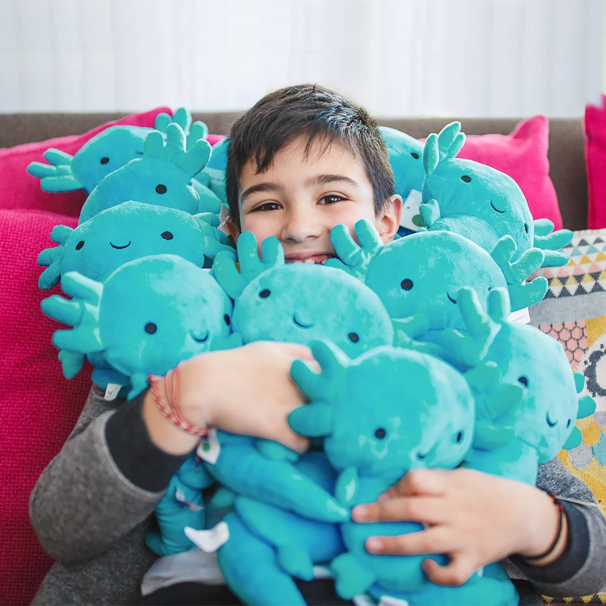 Hermelindo Axolotl Stuffed Animal Toy Gift for Kids and Baby