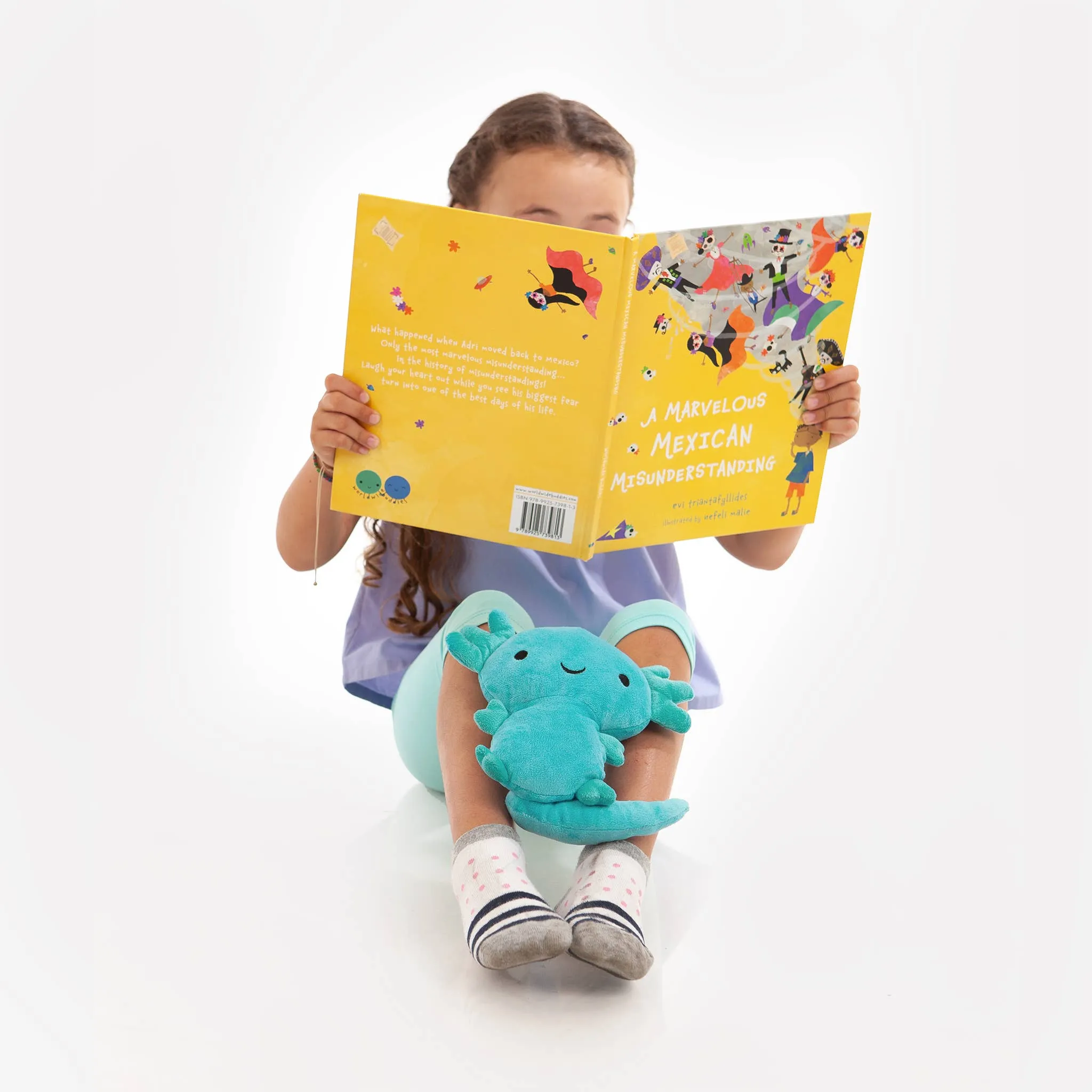 Hermelindo Axolotl Stuffed Animal Toy Gift for Kids and Baby