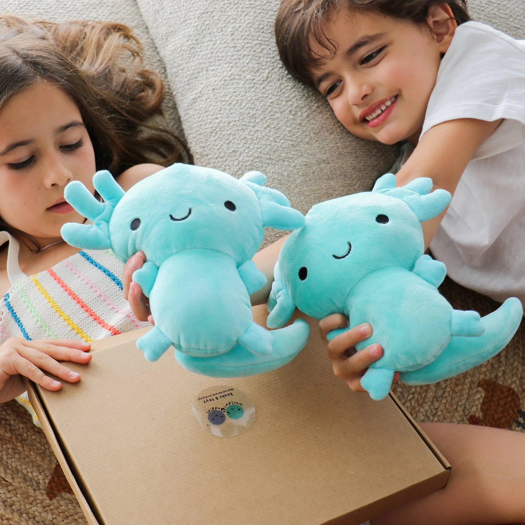 Hermelindo Axolotl Stuffed Animal Toy Gift for Kids and Baby