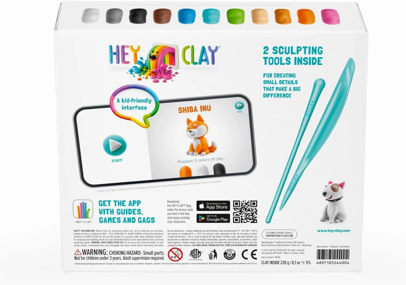 HEY CLAY - DOG STORY, 15 CANS