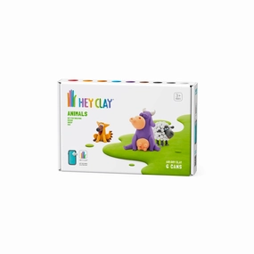 HEY CLAY - FLUFFY PETS (PERSIAN CAT, MOUSE, CHIHUAHUA), 6 CANS