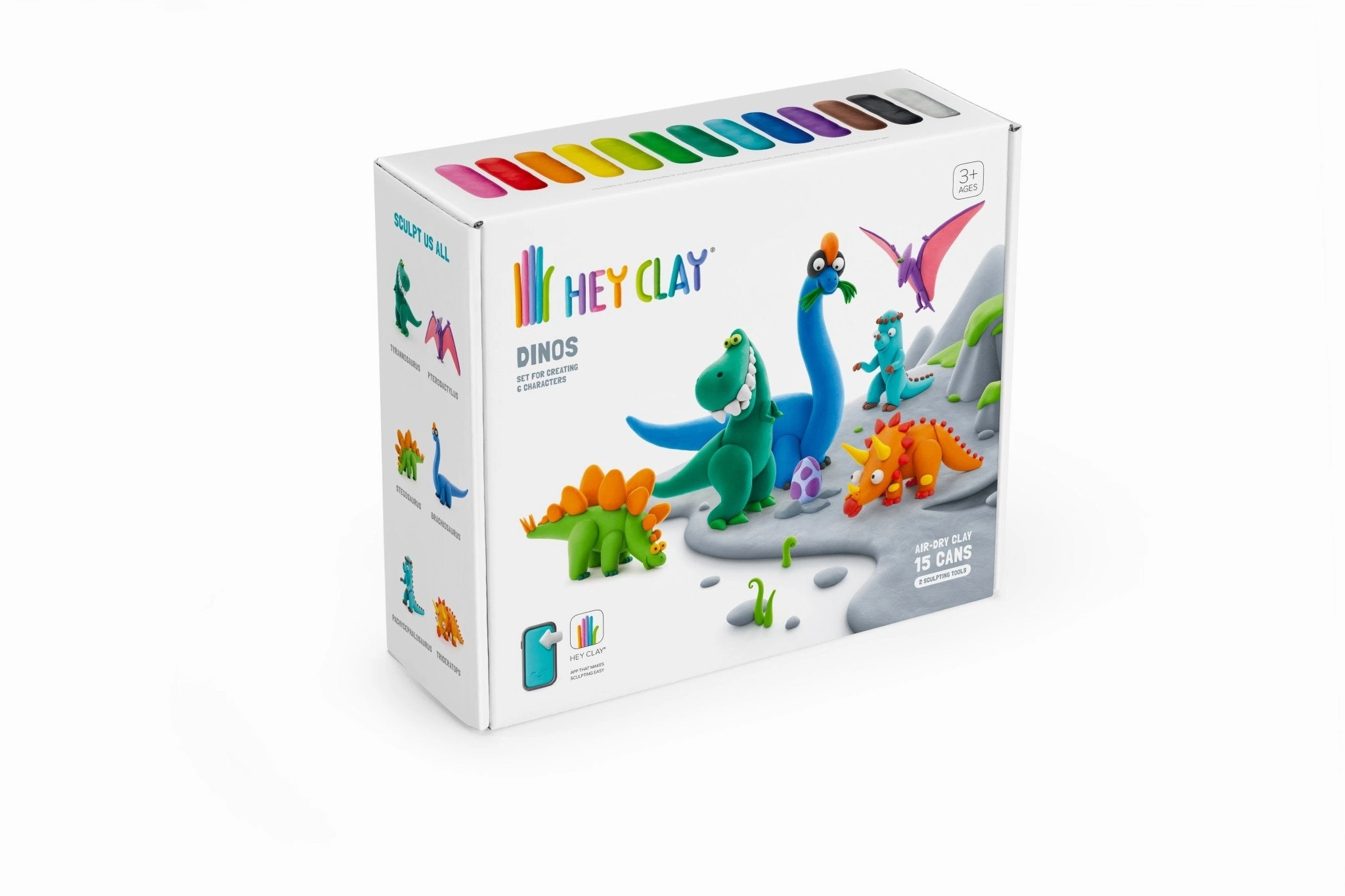 HEY CLAY Air Dry Clay Kit for Kids – Creative Modeling Set with Fun Characters and Themes