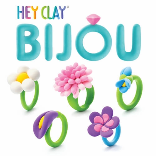 Hey Clay Bijou Flower Rings