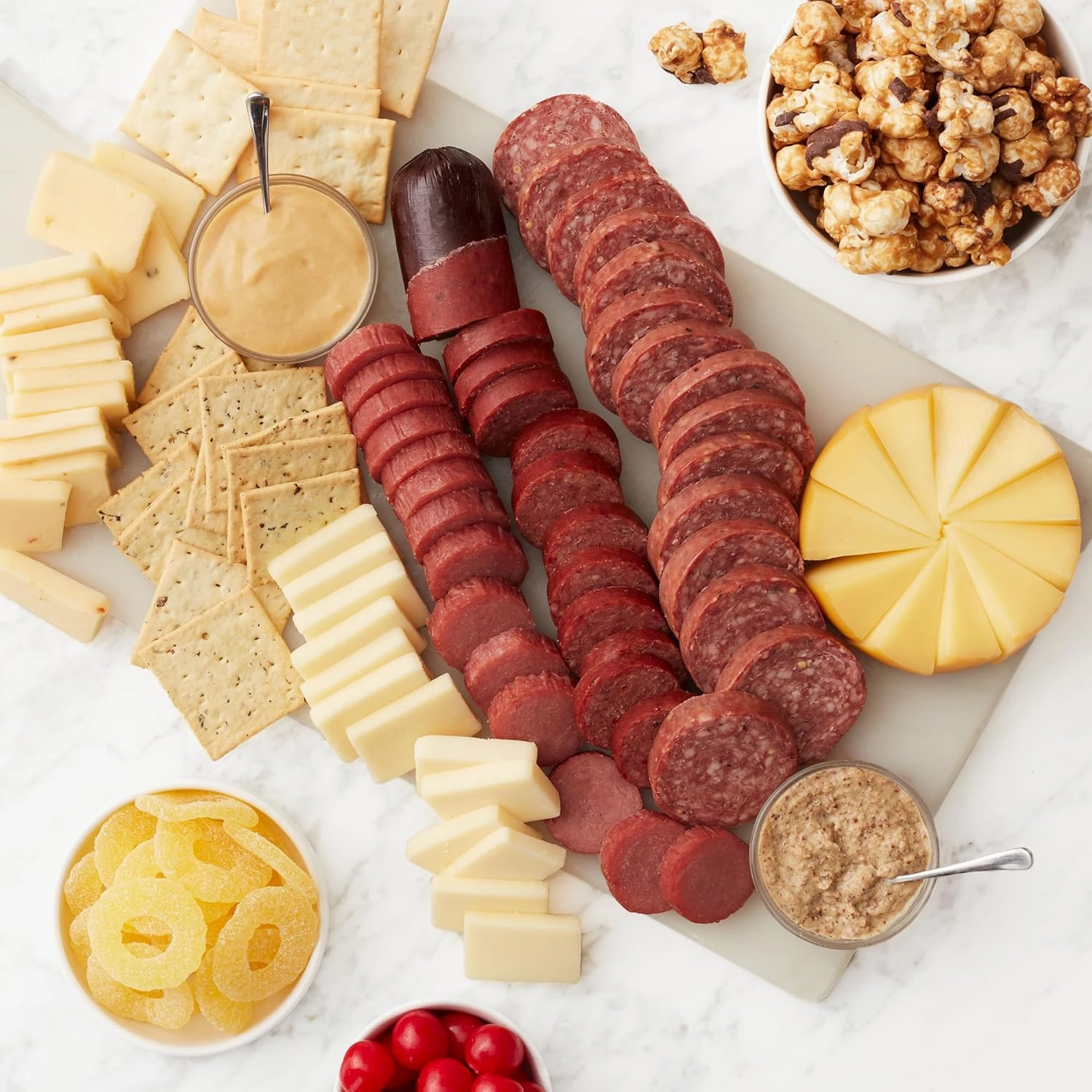 Hickory Farms Smoked Cheddar Cheese Blend, Pack of 3, 10 ounces each - Charcuterie Food Item