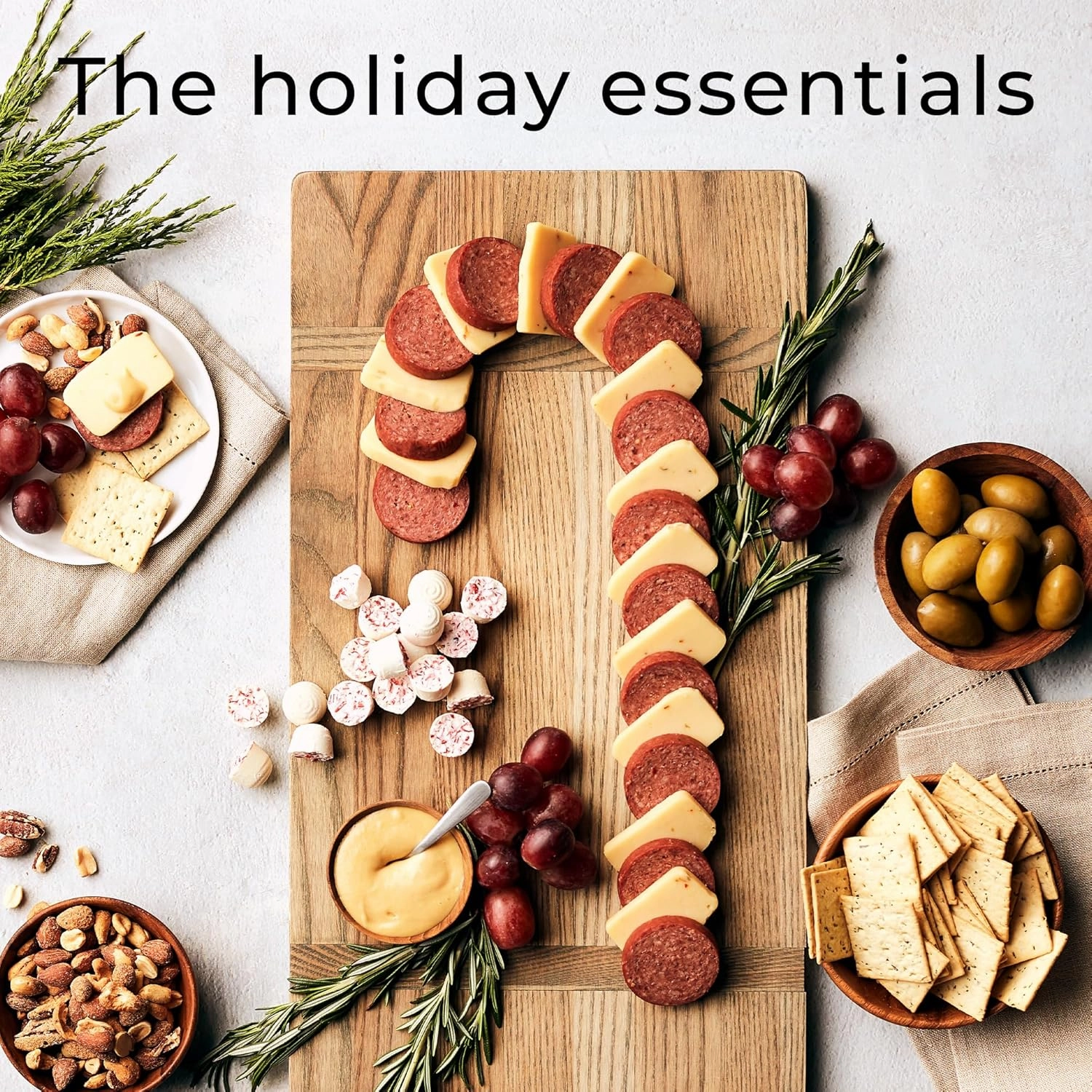 Hickory Farms Smoked Cheddar Cheese Blend, Pack of 3, 10 ounces each - Charcuterie Food Item