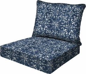 Honeycomb Essentials Outdoor Deep Seating Cushion, 24” x 24”, Boheme Patio Chair Cushion