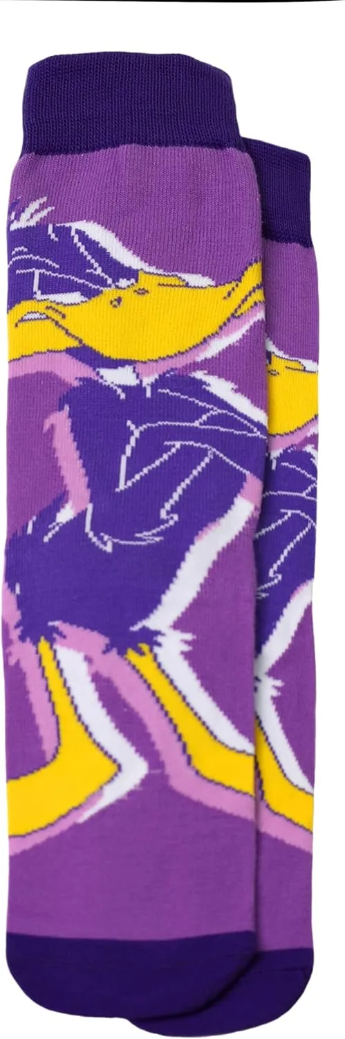 Hyp Looney Tunes Socks for Men, 6 Pair Pack, Mens Bugs Bunny Socks - Daffy Duck, Sylvester, Tweety - Size 8-12