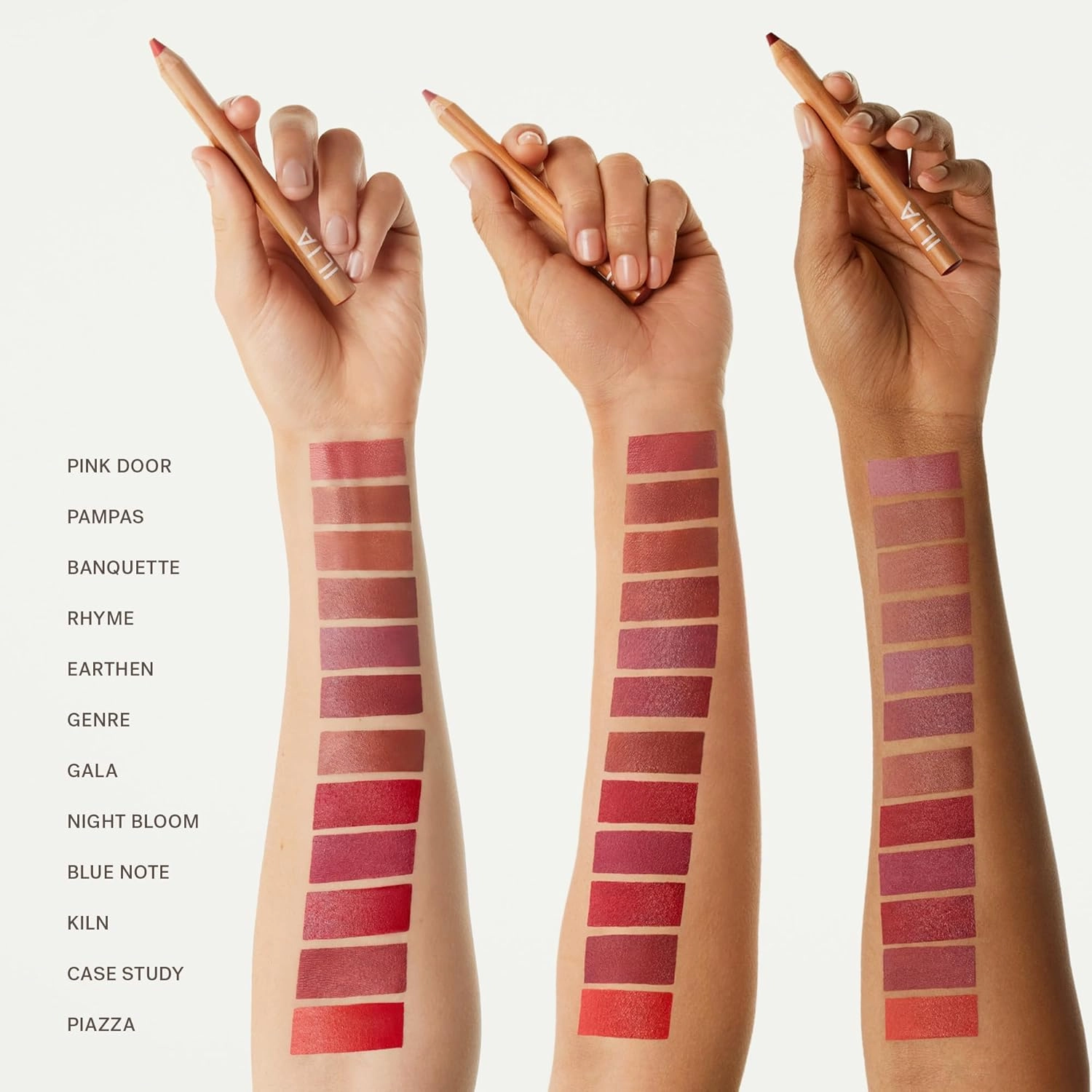 ILIA - Lip Sketch Hydrating Crayon | Hydrate, Plump, Smooth, Strengthen | Long Lasting up to 12-Hours, Bleed-Resistant, Soft-Matte | Barrier-Building, Non-Toxic, Cruelty-Free (Blue Note)