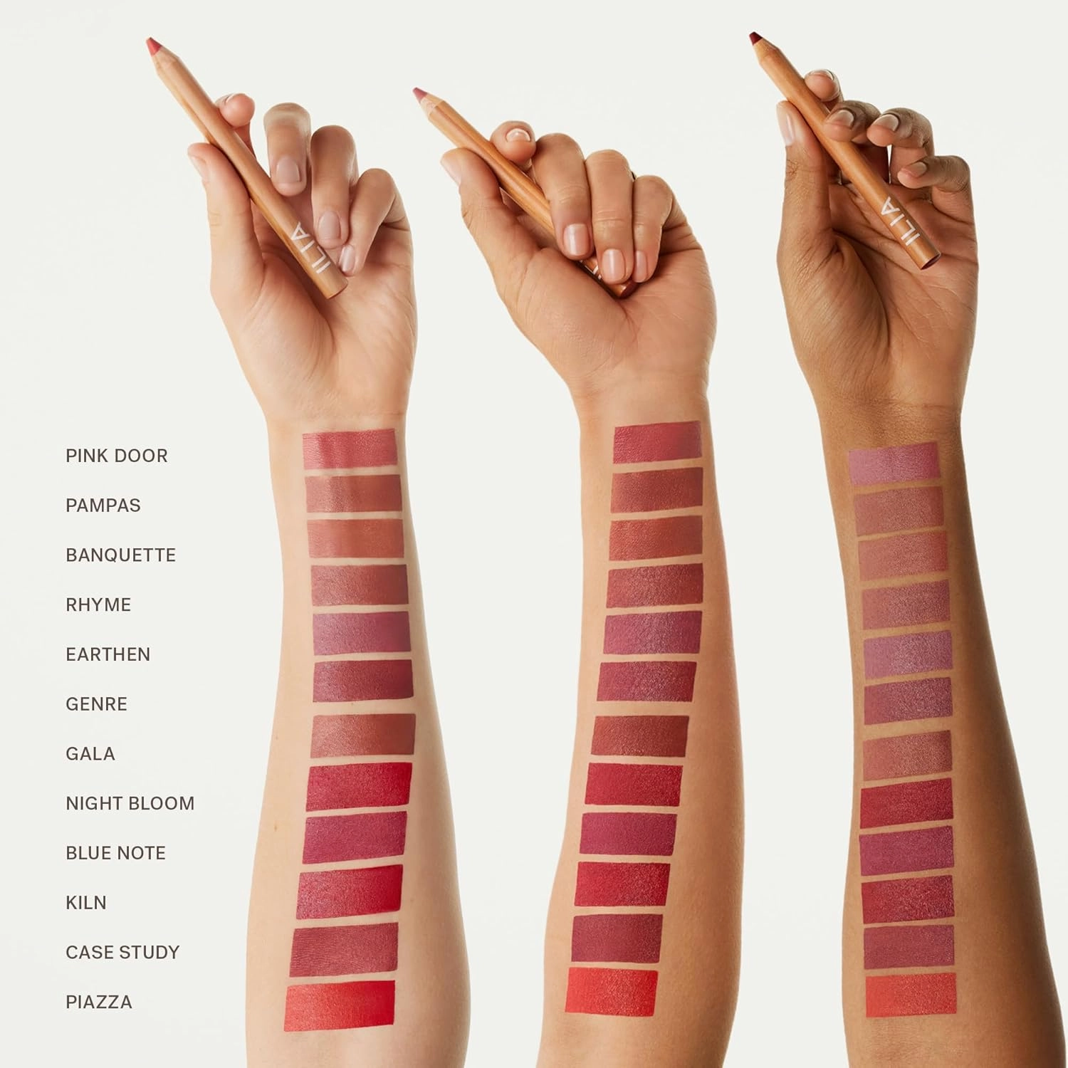 ILIA - Lip Sketch Hydrating Crayon | Hydrate, Plump, Smooth, Strengthen | Long Lasting up to 12-Hours, Bleed-Resistant, Soft-Matte | Barrier-Building, Non-Toxic, Cruelty-Free (Rhyme)