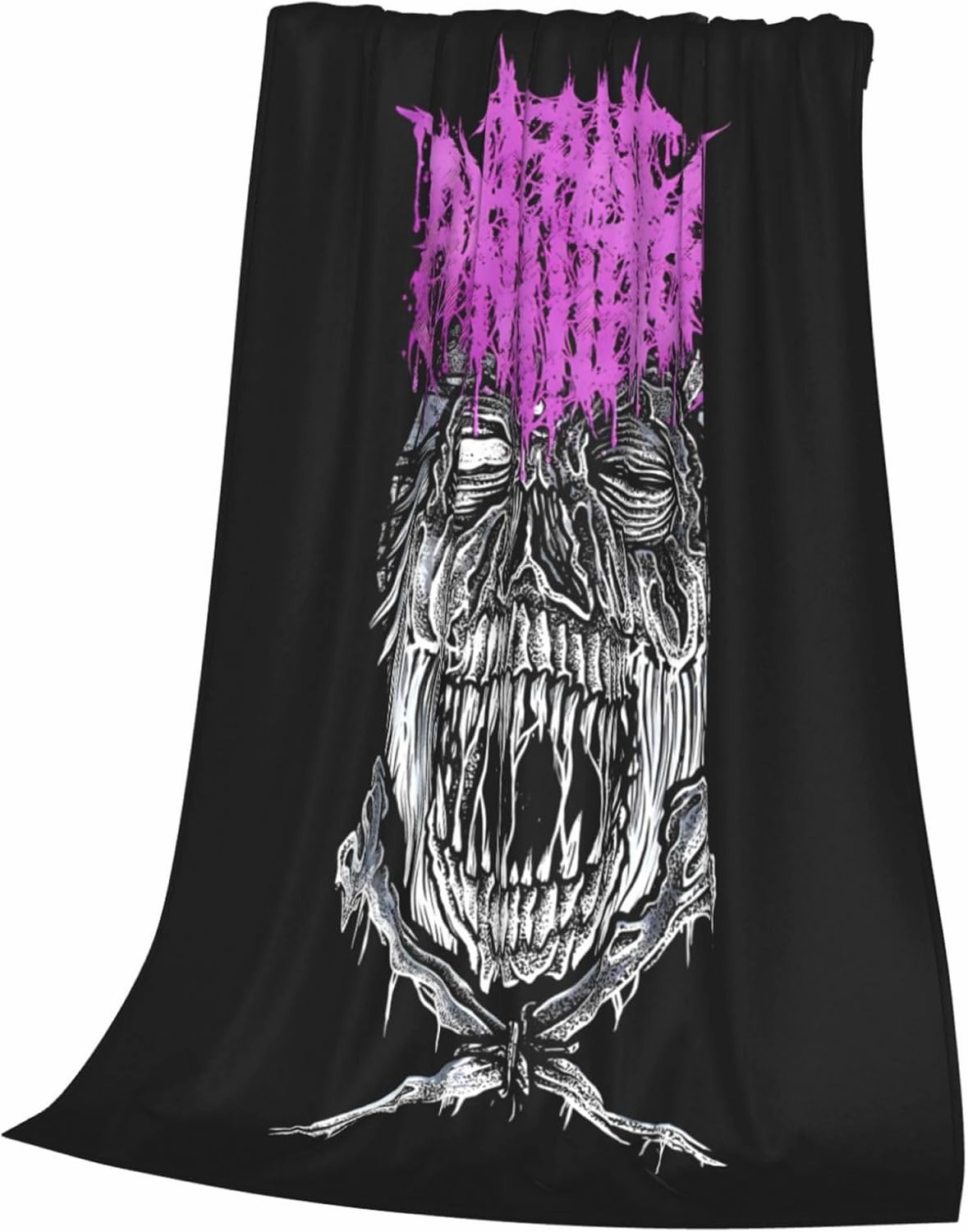 Infant Rock Annihilator Band Fleece Throw Blanket Flannel Air Conditioning Quilt for Couch Camping Travel 50"x40"