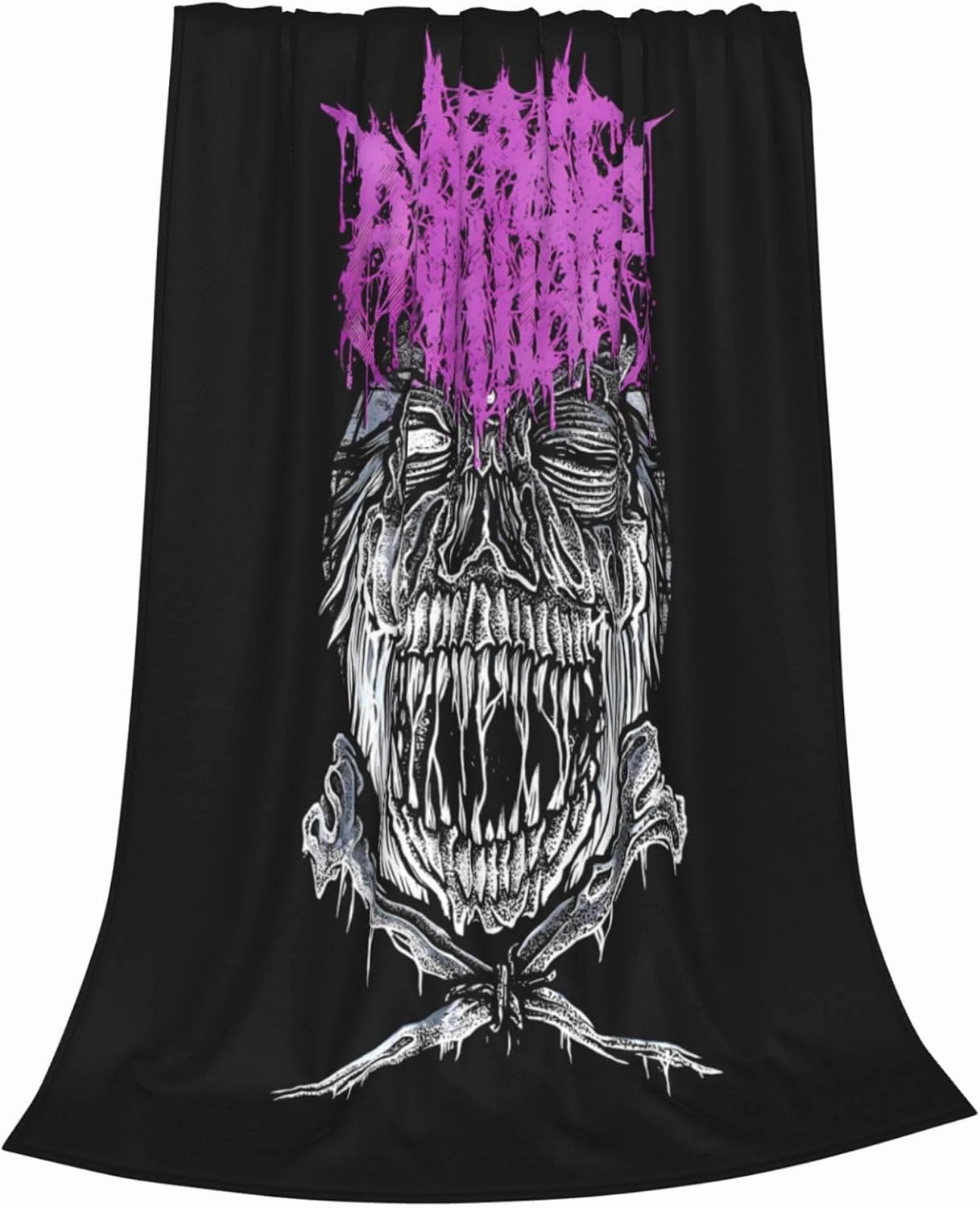 Infant Rock Annihilator Band Fleece Throw Blanket Flannel Air Conditioning Quilt for Couch Camping Travel 50"x40"