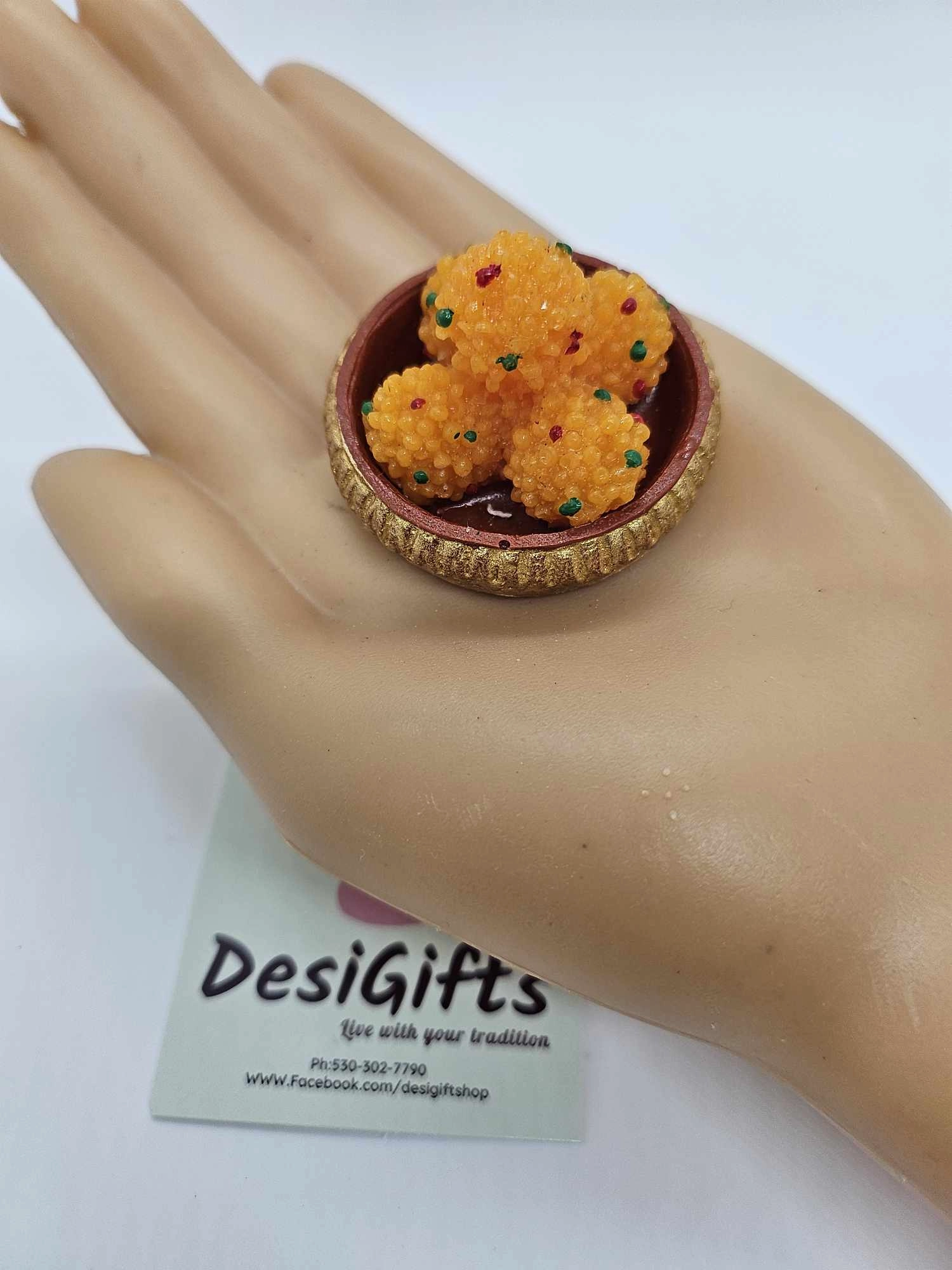 Ingenious Indian Miniature Fridge Food Magnet, Dollhouse Food, 3D Simulation Food Refrigerator Magnet, IFM - 1265