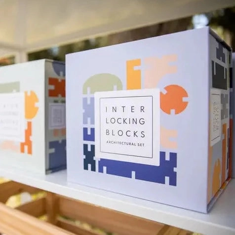 Interlocking Felt Blocks, Classic Set