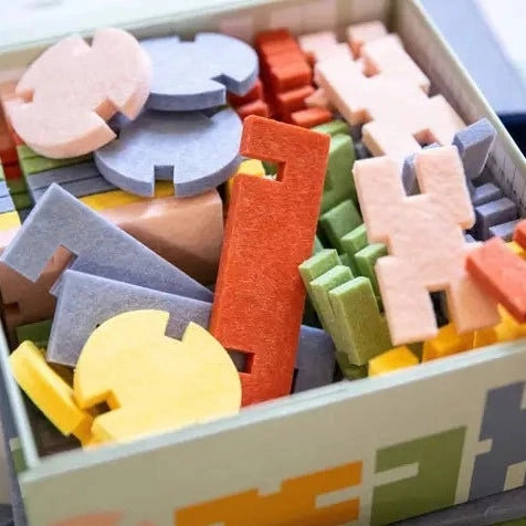 Interlocking Felt Blocks, Classic Set