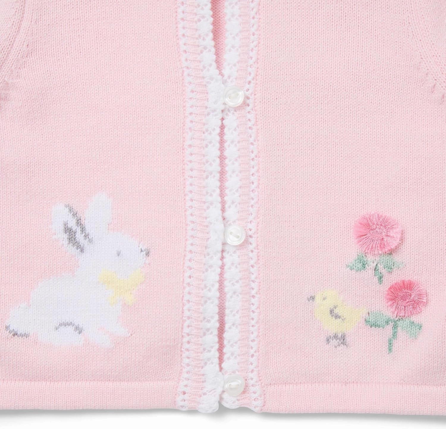 Janie and Jack Baby Girls' Bunny Cardigan (Infant)