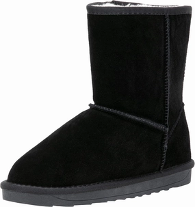 Jeossy Women's Winter Snow Boots, Warm Suede Fur Slip on Mid Calf Plush Fuzzy Tall Shoes