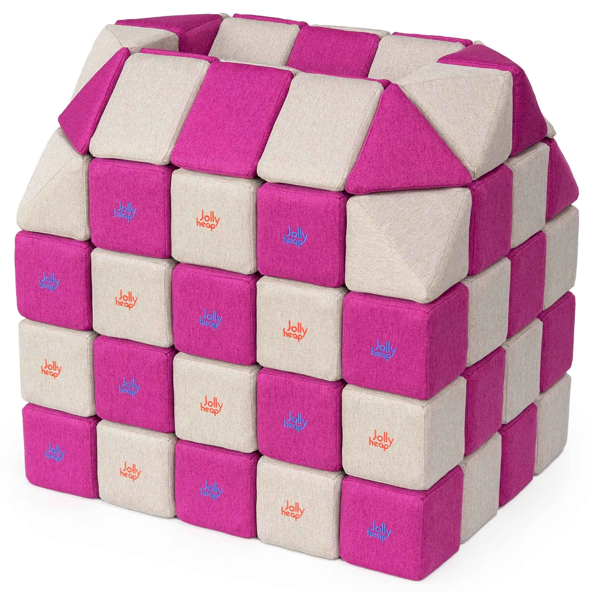 Jollyheap Magnetic Blocks Creative Set 100 4-Shapes