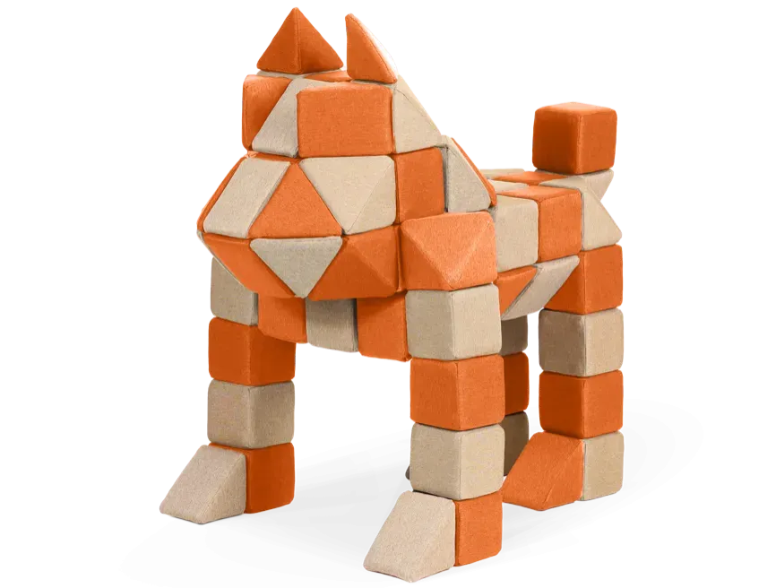 Jollyheap Magnetic Blocks Creative Set 100 4-Shapes