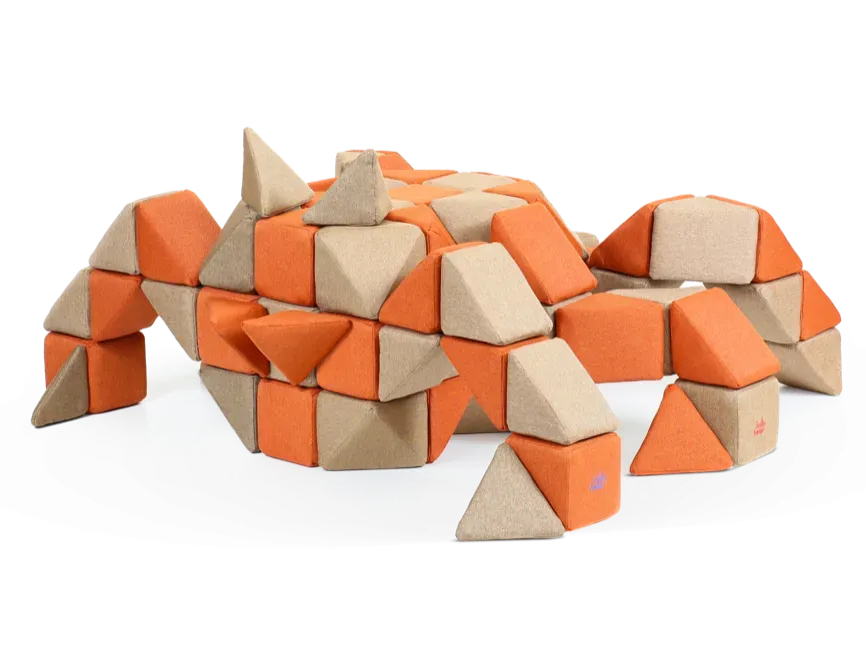 Jollyheap Magnetic Blocks Creative Set 100 4-Shapes