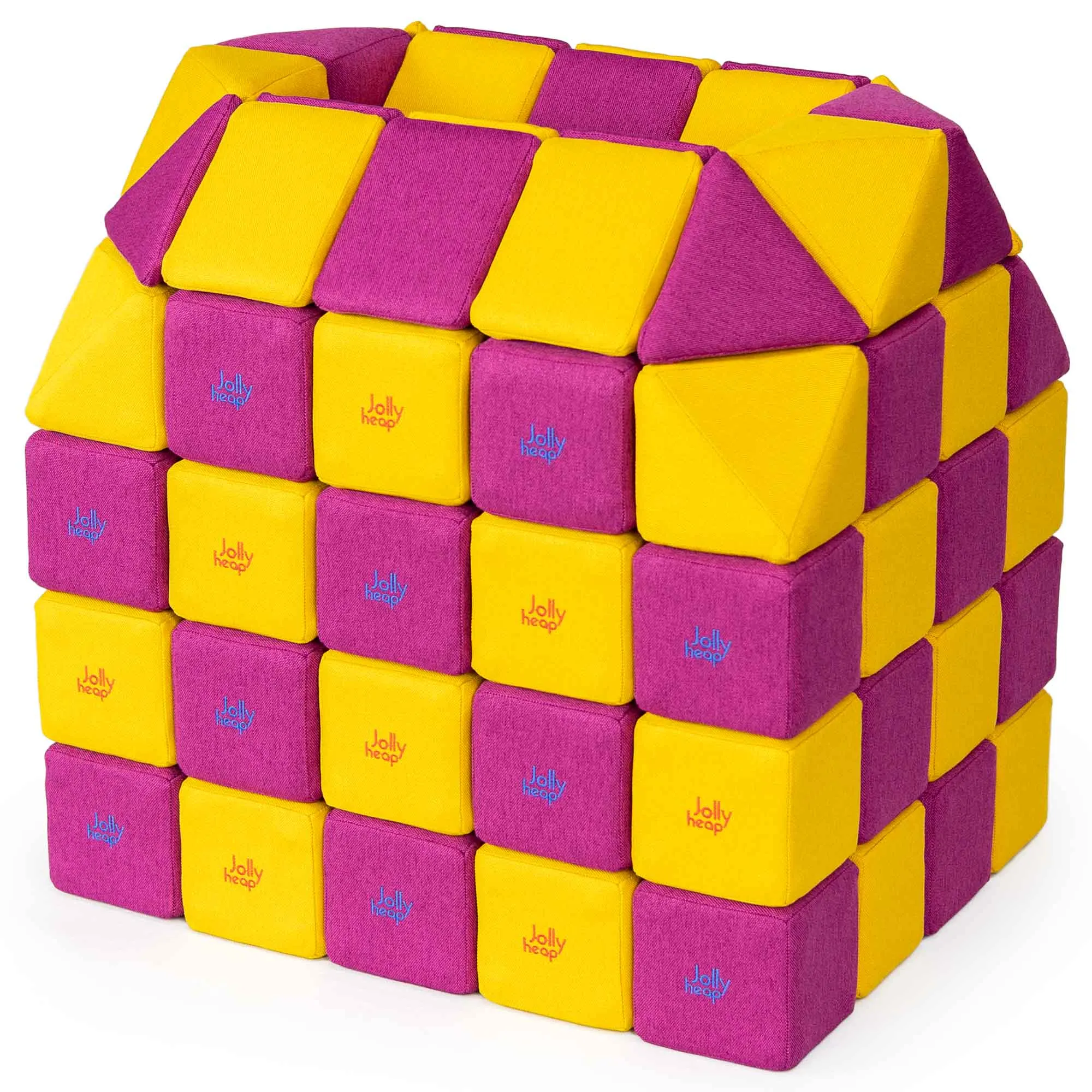 Jollyheap Magnetic Blocks Creative Set 100 4-Shapes